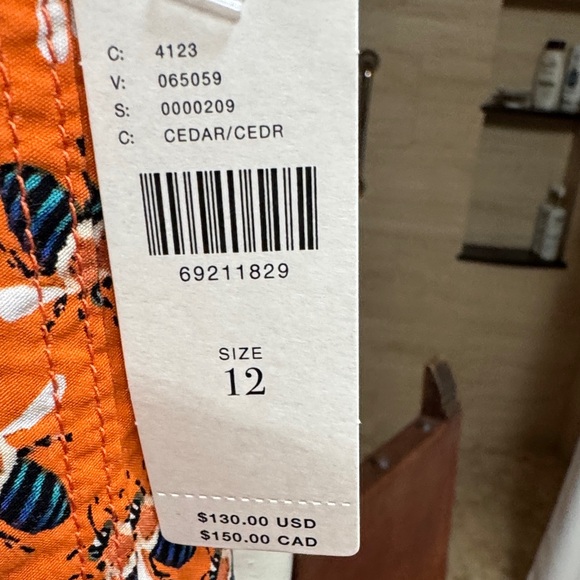 Maeve Orange Bee Print Colette Pants - Picture 4 of 4